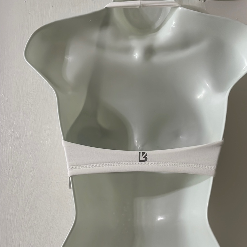 BuffBunny White Sports Bra - Picture 3 of 8
